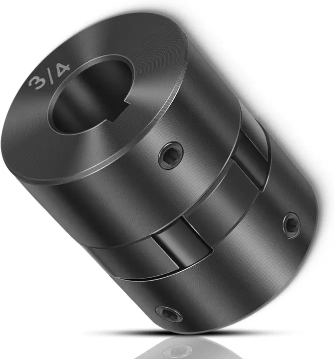 1/2 in to 3/4 in L‑Jaw Flexible 3‑Piece Coupling Set with Buna‑N Spider