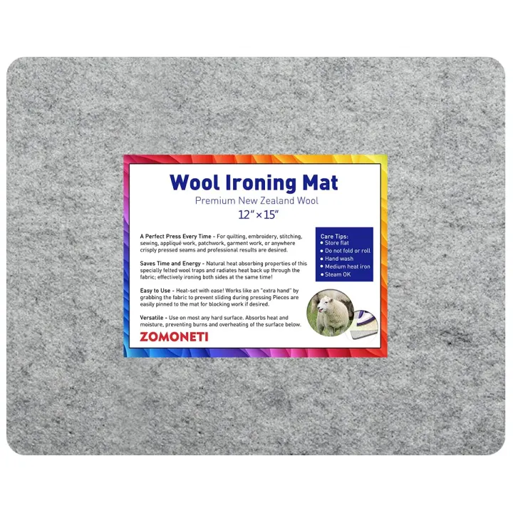 15" x 12" Felted Wool Pressing Mat — Quilting & Sewing Iron Pad