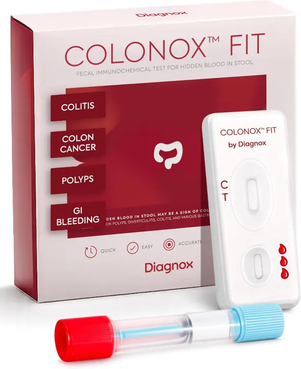 At-Home FIT Colon Screening Kit — Single-Test Fecal Blood Check