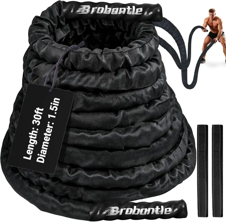 Brobantle Battle Rope — Heavy 1.5-inch, 30 ft Training Rope