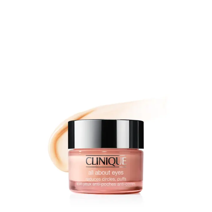 Clinique All About Eyes Eye Cream with Vitamin C — Lightweight 1 oz