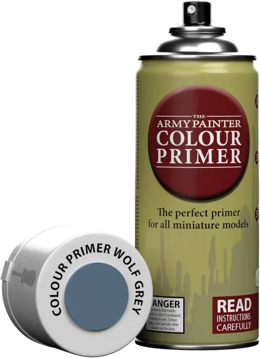 Colour Primer — Wolf Grey Spray Primer for Miniatures