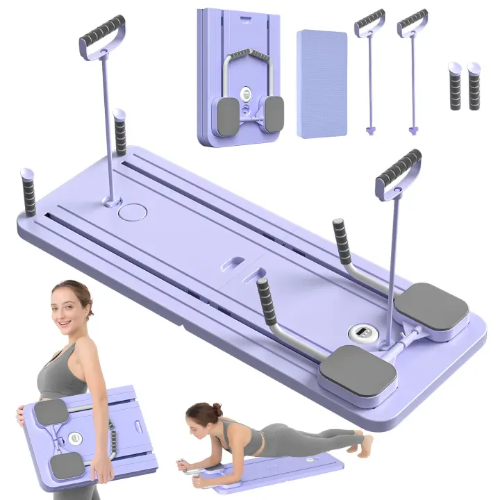 Foldable 5-in-1 Pilates Reformer Board — Multi‑Purpose Sliding System
