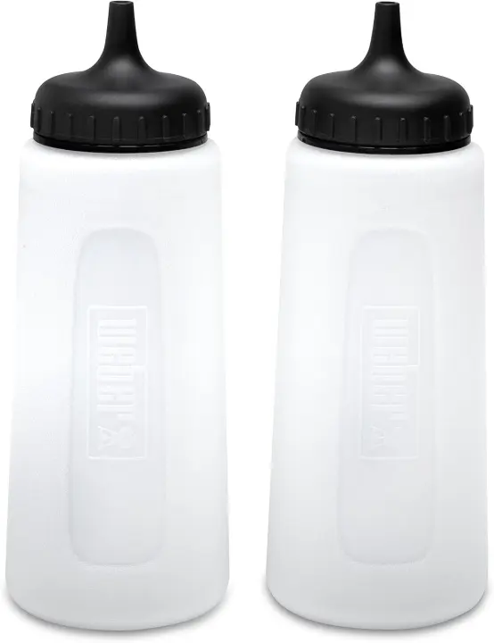 Griddle Squeeze Bottles, 16 oz — 2-Pack with Textured Grip