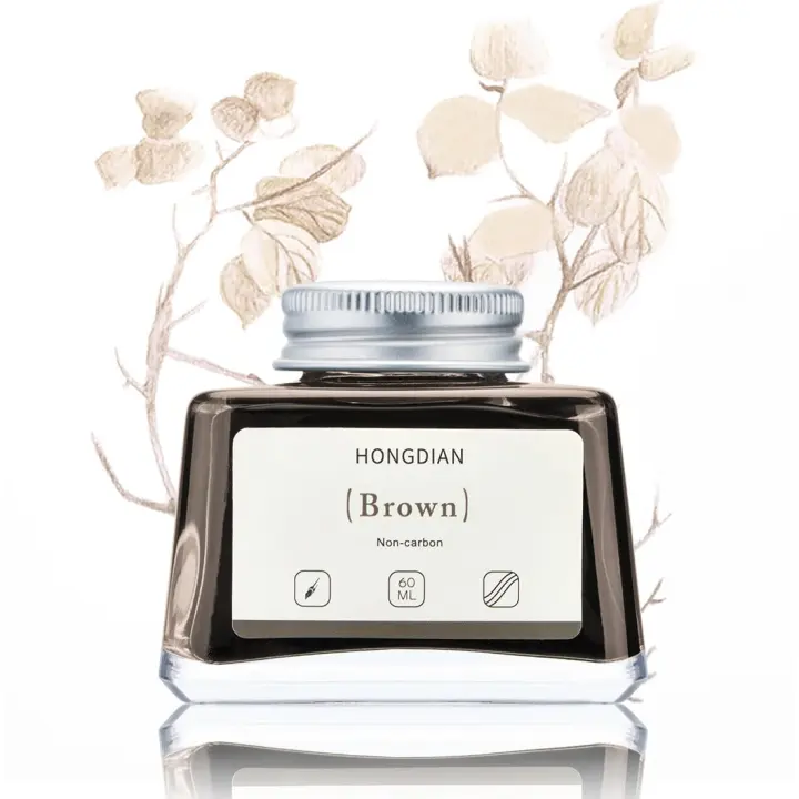 Hongdian 60ml Fountain Pen Ink — Bottled Ink for Writing & Calligraphy