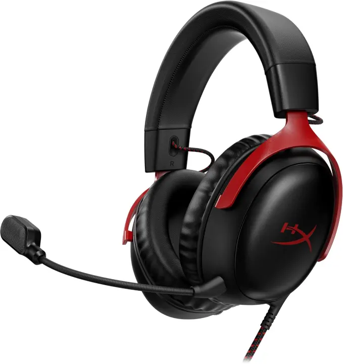 HyperX Cloud III Wired Gaming Headset — Angled 53mm Drivers