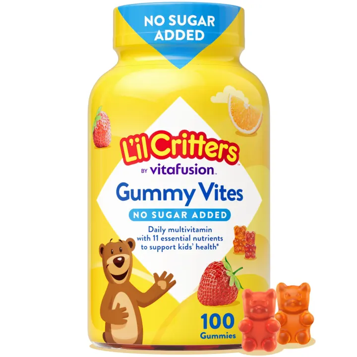 L'il Critters No-Sugar-Added Kids Multivitamin Gummies — 100 Count