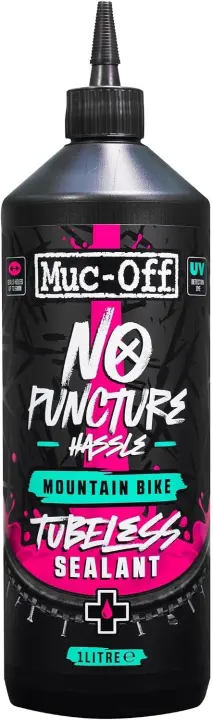 Muc-Off No Puncture Hassle Tubeless Tyre Sealant — 1 Litre (Pink)