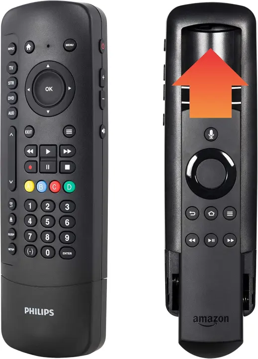 Philips Flip & Slide Universal Companion Remote for Fire TV & Smart Devices