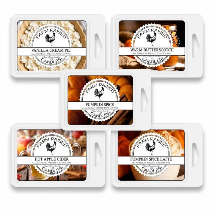 Pumpkin Patch Soy Wax Melts — 5-Scent Fall Variety Pack