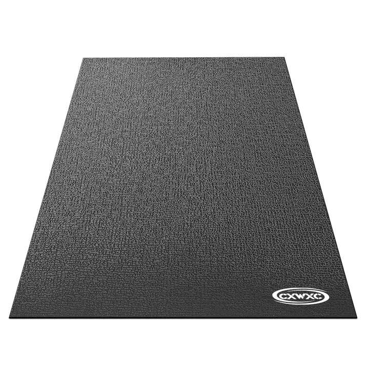 PVC Indoor Bike Trainer Floor Mat — Exercise & Treadmill Protector