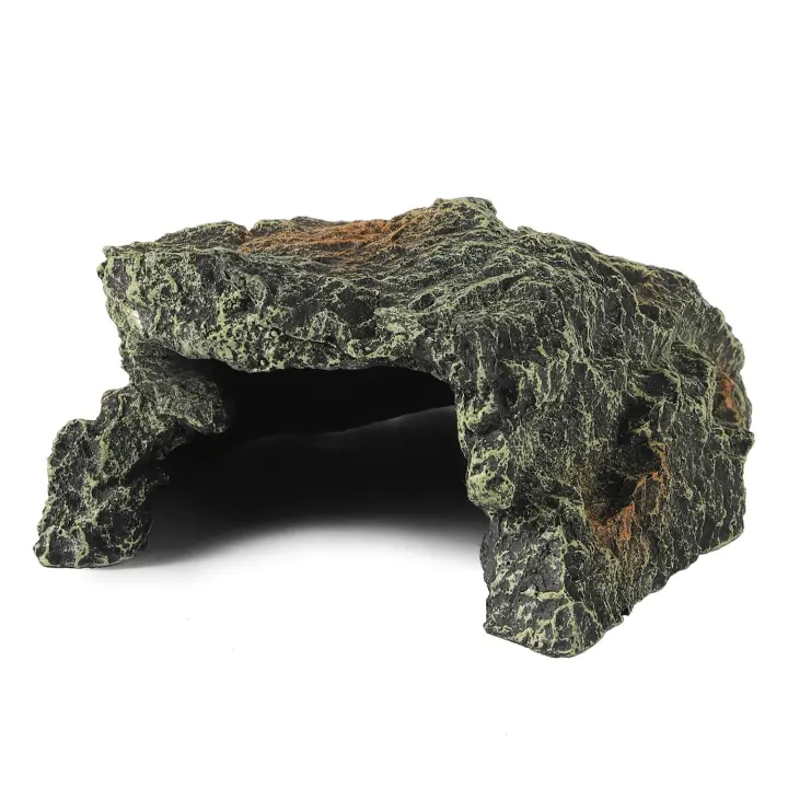 Resin Reptile Rock Cave Hideout for Lizards & Small Turtles