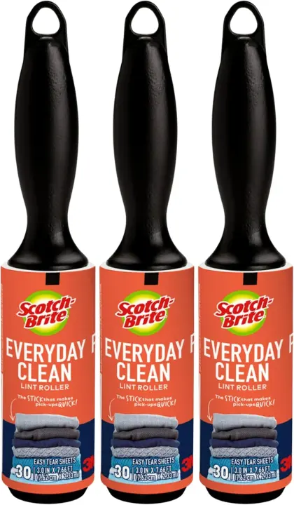 Scotch 3M Mini Lint Rollers — Travel-Size Sticky Rollers