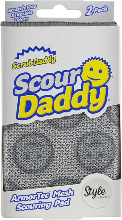 Scour Daddy Non-Scratch Heavy-Duty Kitchen Scrub Sponge (2-Pack)
