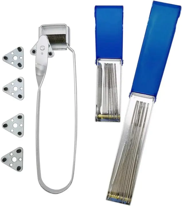 Triple-Flint Torch Striker and Dual Tip Cleaner Kit (Torch Lighter Set)