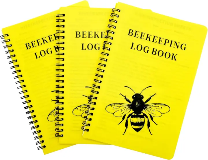 Waterproof Beekeeping Log Book — 3-Pack A5 Hive Inspection Journal
