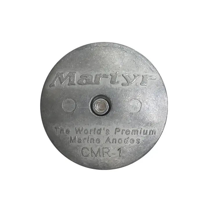 Zinc Rudder & Shaft Sacrificial Anode — 1-7/8" Marine Zinc Alloy