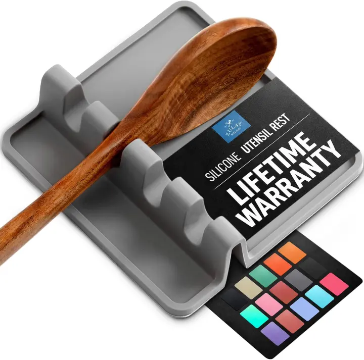 Zulay Silicone Spoon Rest — Heat-Resistant Utensil Holder